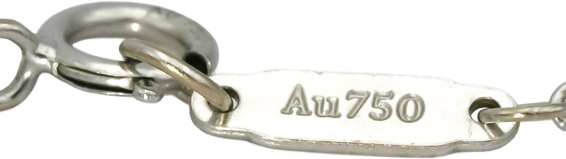 TIFFANY & CO. 18k White Gold Diamond Atlas ID Bracelet