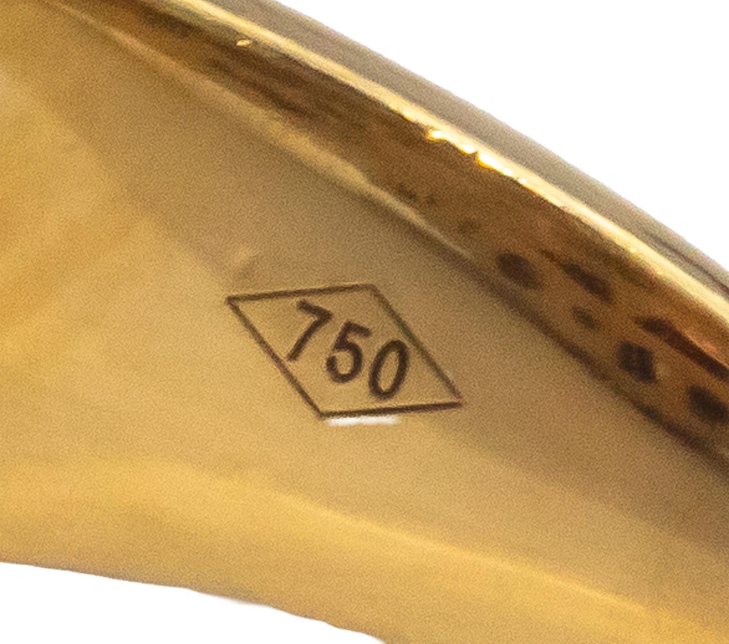 18k Yellow Gold VS Diamond and Spessartine Garnet Cocktail Ring 5.0CT Size 7