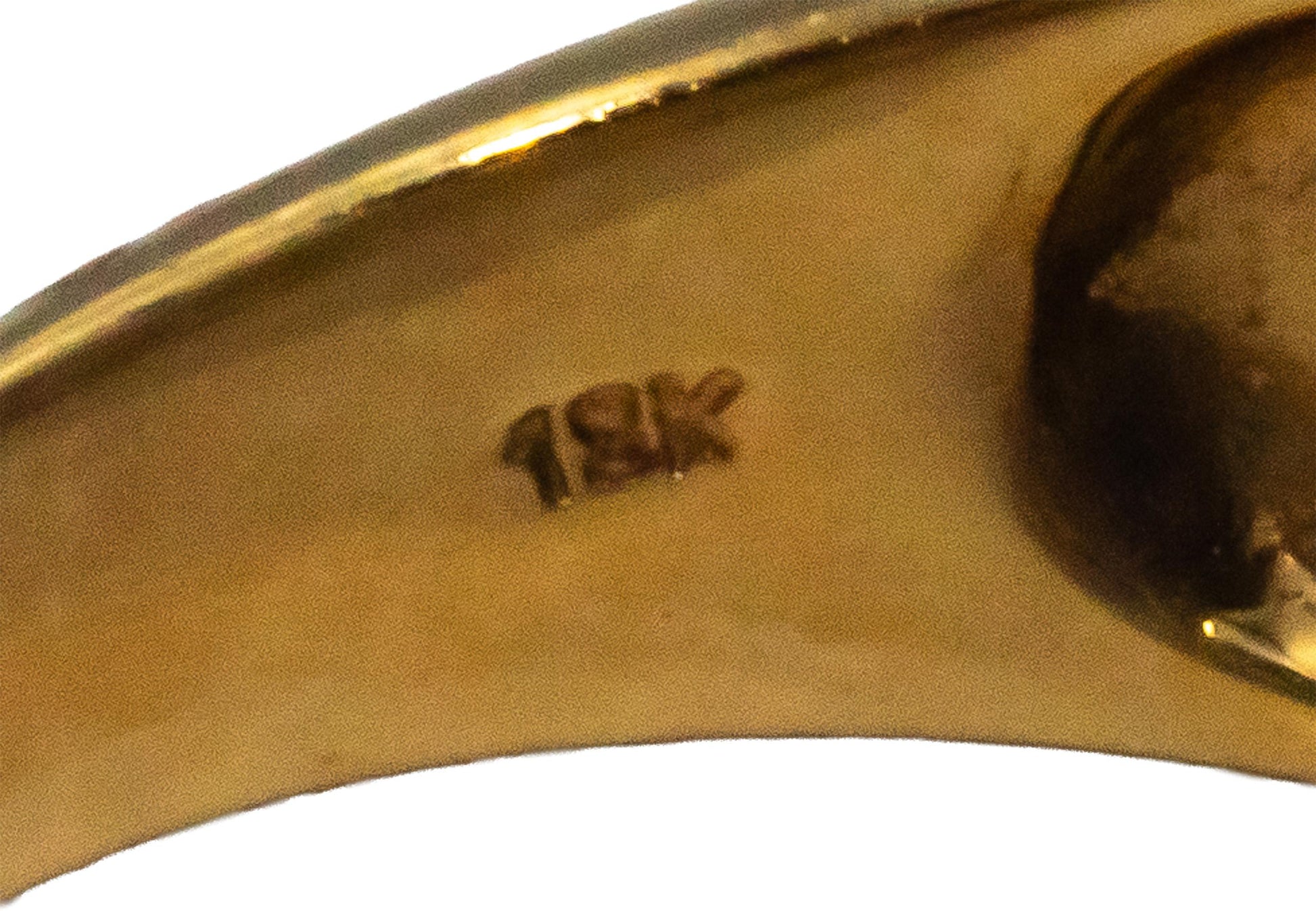 18k Yellow & White Gold 1.80CT Diamond and Tanzanite Cluster Ring Size 8