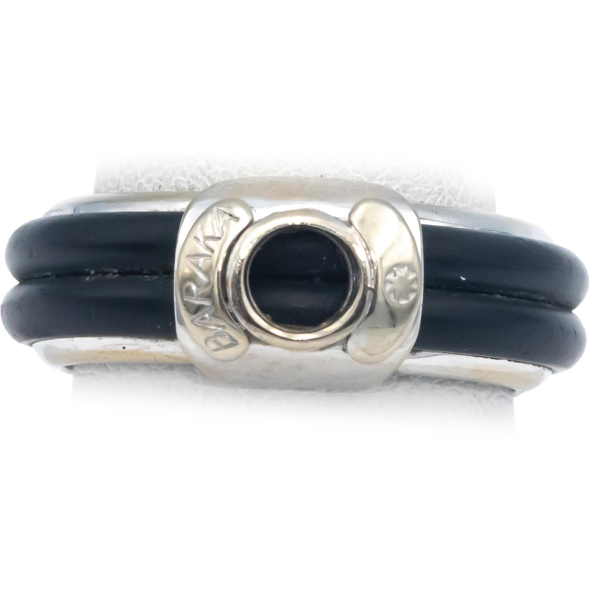 BARAKA Italy 18k White Gold Jewelry Band Ring Size 8