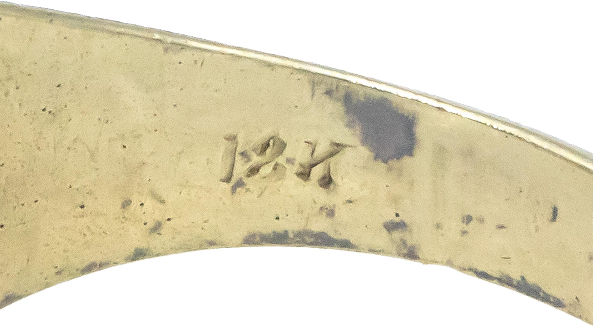 Vintage Antique 10k Yellow Gold 2.0CT Aquamarine Solitaire Filigree Ring Size 9