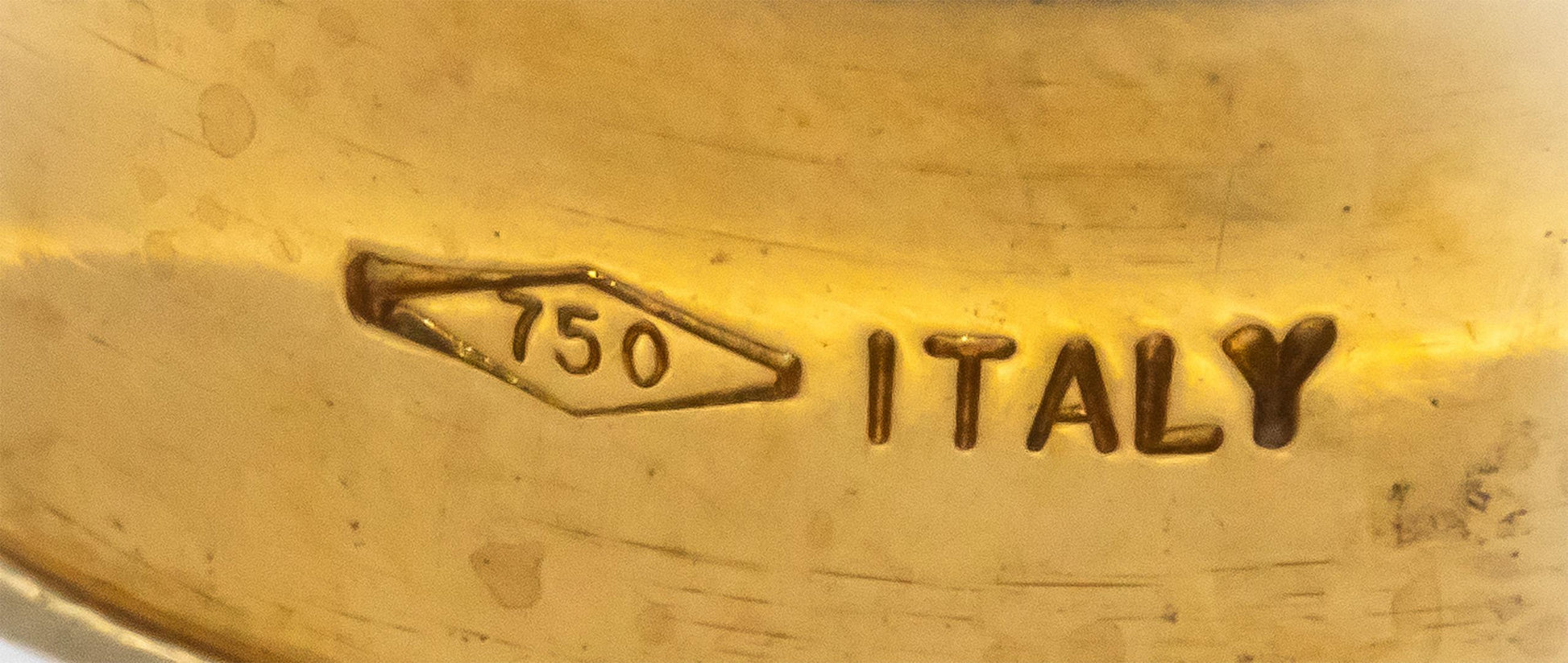 TIFFANY & CO. 18k Yellow Gold Jewelry Atlas Wedding Band Ring Size 9