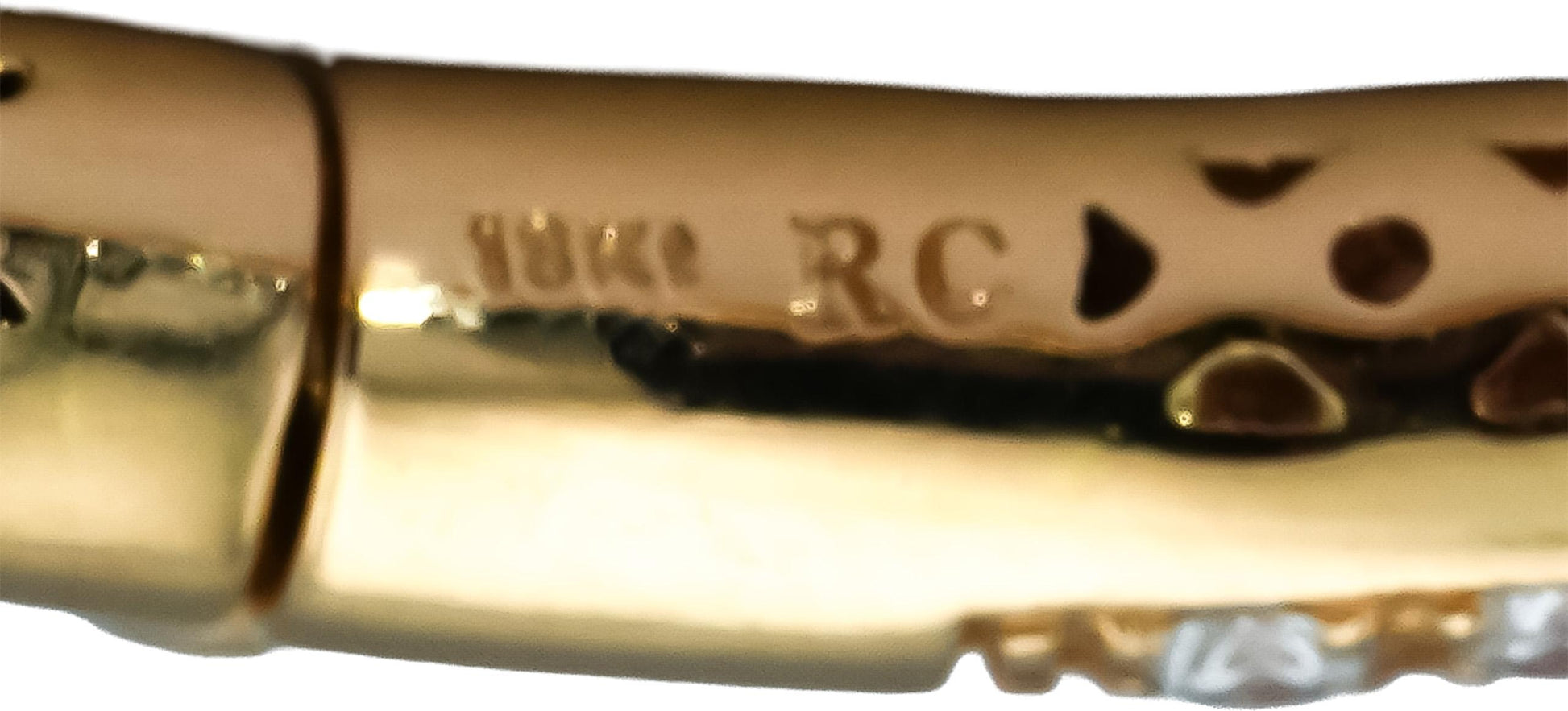 ROBERTO COIN 18k Gold VS Diamond Fantasia Bangle Bracelet 4.85CT 20,000 Retail