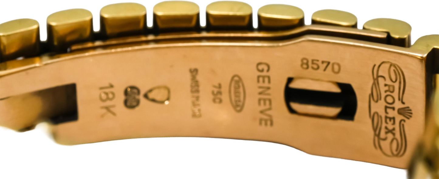 ROLEX Vintage 18k Yellow Gold Lady-Datejust Automatic Watch Ref. 6917