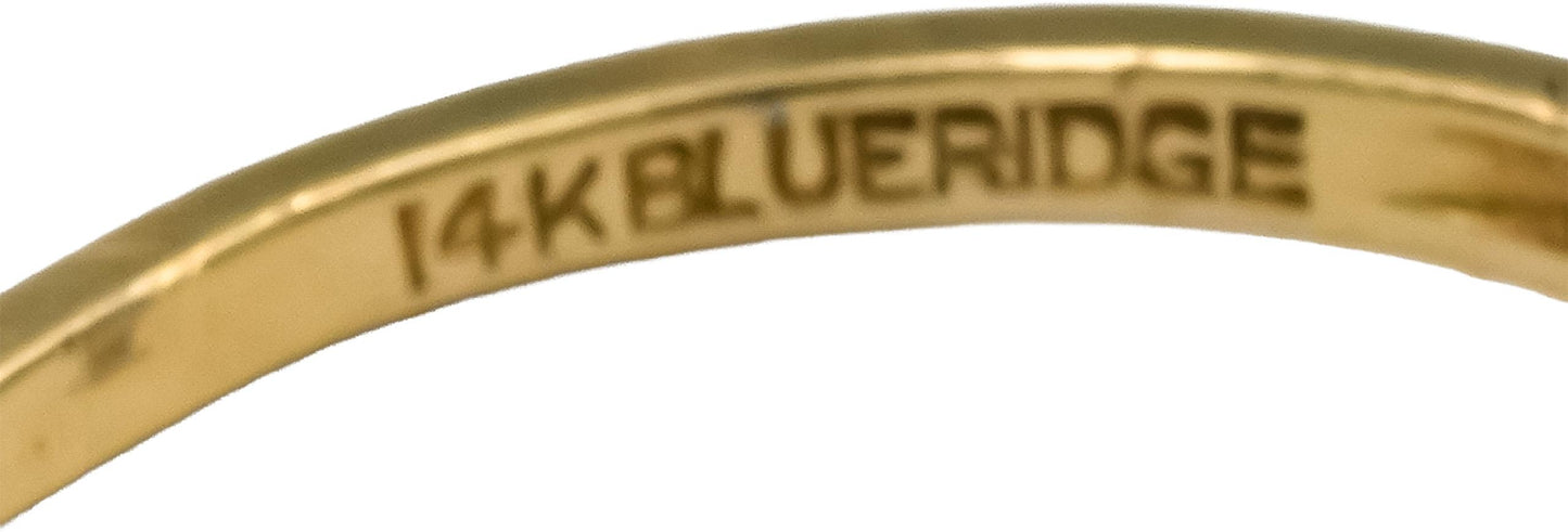 Vintage Antique 14k Yellow & White Gold Diamond Cocktail Ring 0.50CT Size 5.5