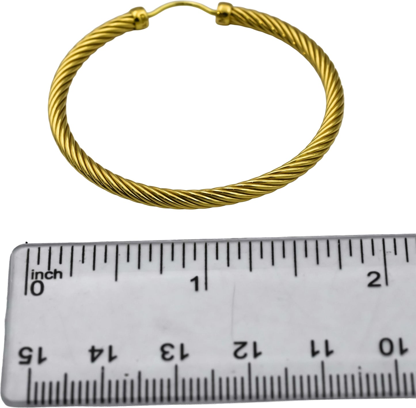 DAVID YURMAN 18k Yellow Gold Classic Cable Hoop Earrings