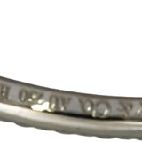 TIFFANY & CO. 18k White Gold VS Diamond Metro Hoop Earrings 0.50CT 7400 Retail