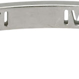 TIFFANY & CO. 18k White Gold Diamond Atlas ID Bracelet