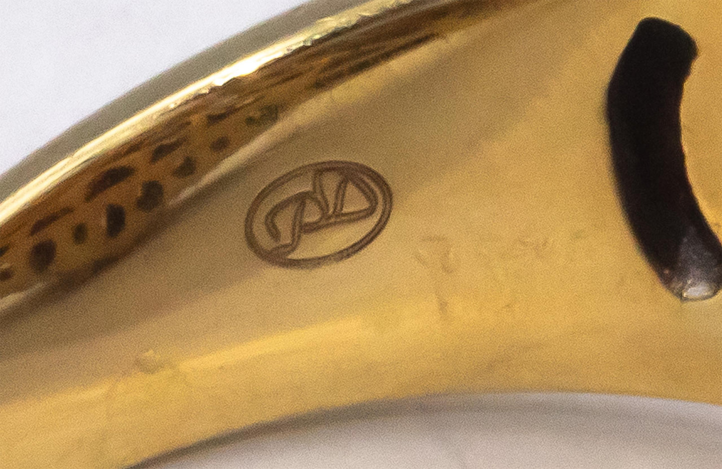 18k Yellow Gold VS Diamond and Spessartine Garnet Cocktail Ring 5.0CT Size 7