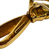 TIFFANY & CO. Vintage 18k Yellow Gold Knot Ribbon Drop Dangle Earrings