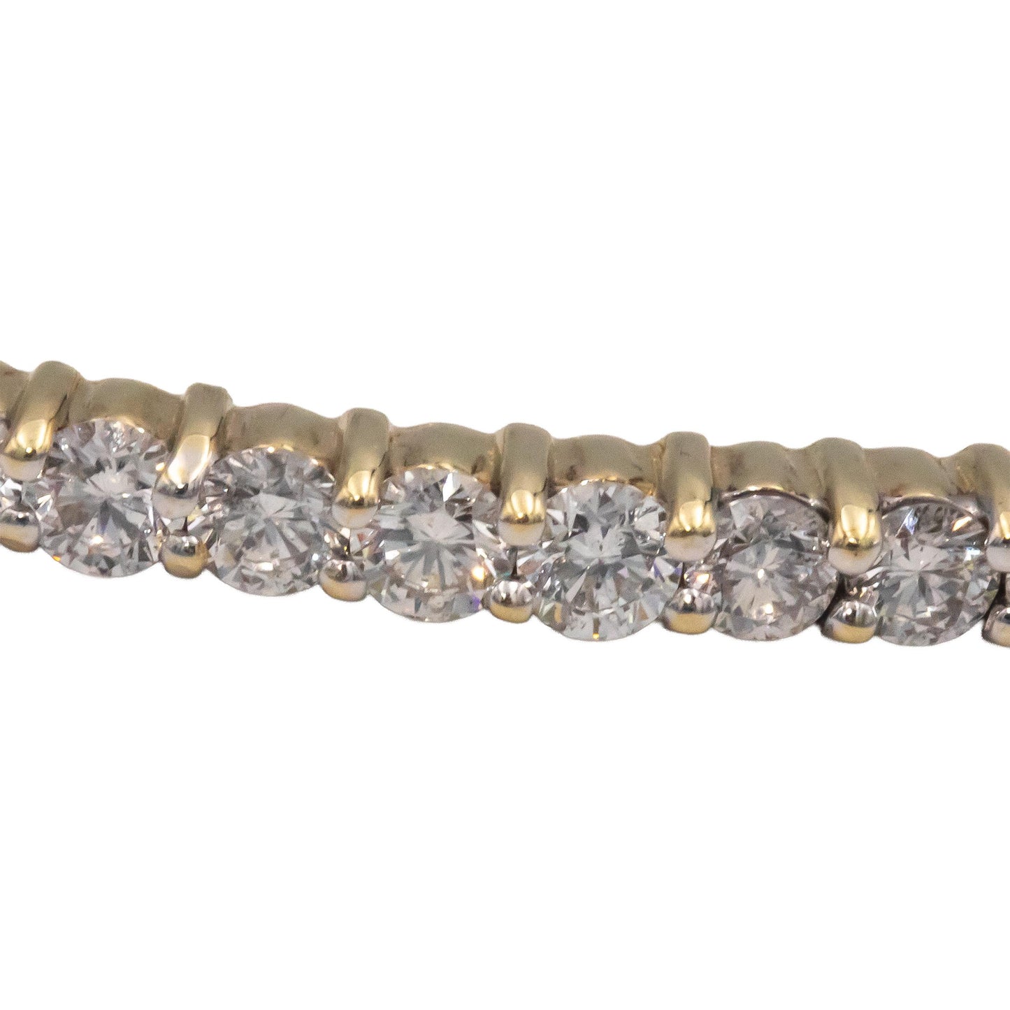 14k Yellow Gold Jewelry Round Diamond Bangle Bracelet 1.25CT