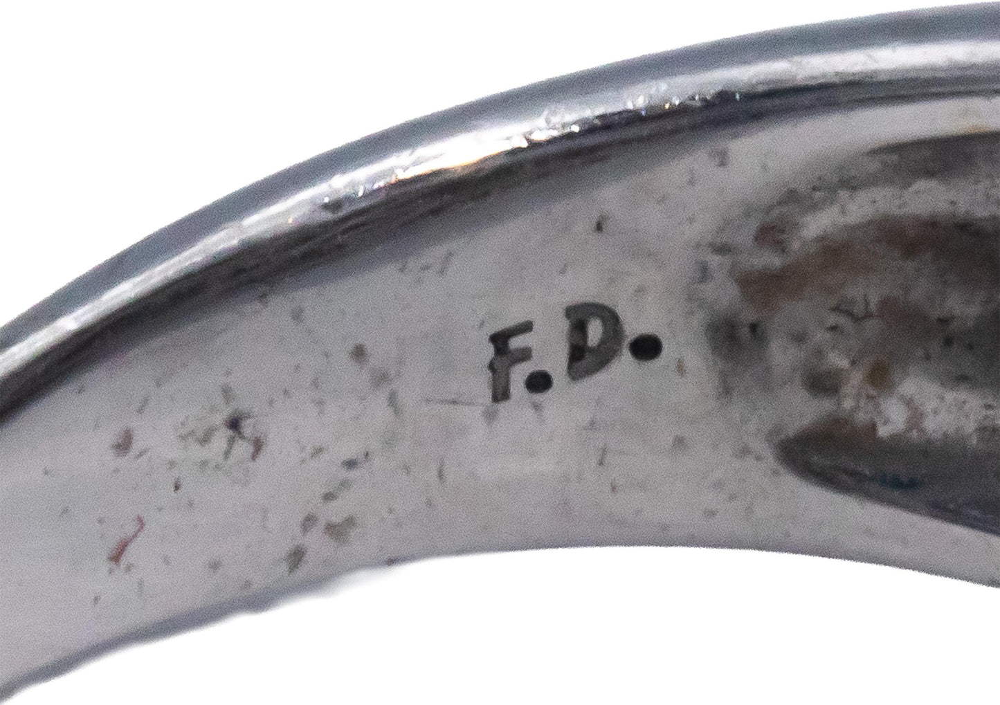 14k White Gold 1.70CT Princess and Round Cut Diamond Engagement Ring Size 8