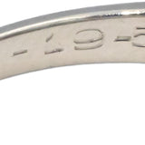 Vintage 1950s 14k White Gold Round Diamond Band Ring 0.15CT Size 6