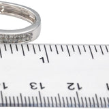 14k White Gold Princess Cut Invisible Set Oval Hoop Earrings 1.0CT