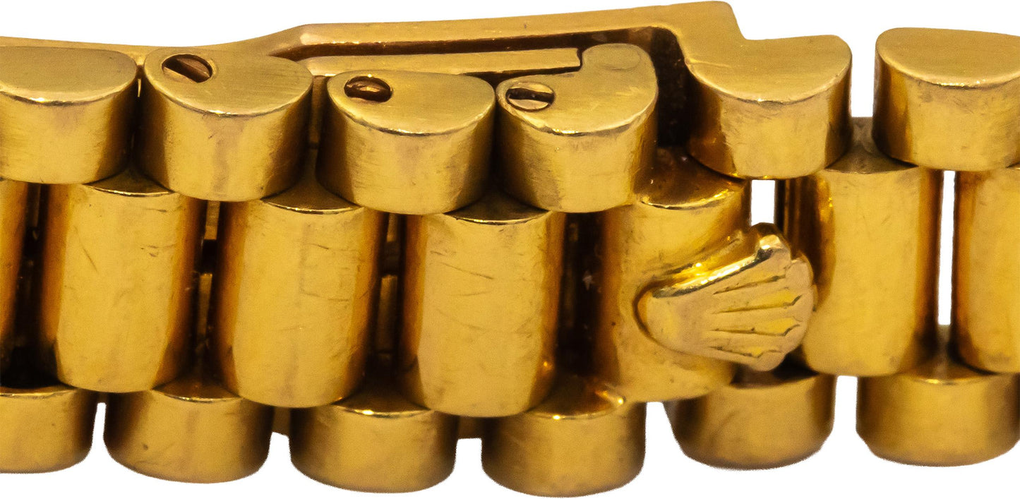 ROLEX 18k Yellow Gold 69178 Datejust Diamond & MoP Dial Automatic Watch 2.50CT