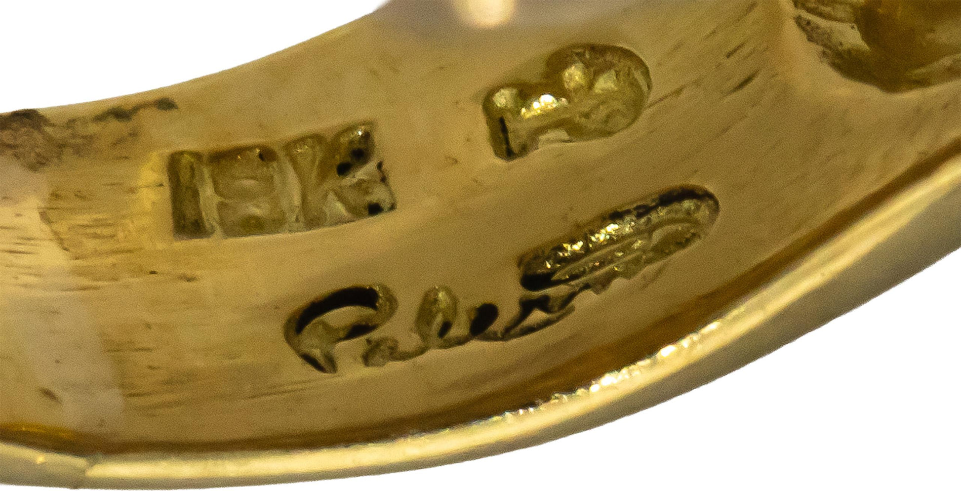 Designer Signed 18k Yellow Gold Round Diamond Cocktail Ring 1.0CT Size 5