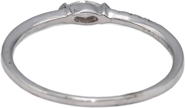 18k White Gold VS Marquise & Round Diamond Band Ring 0.20CT Size 7