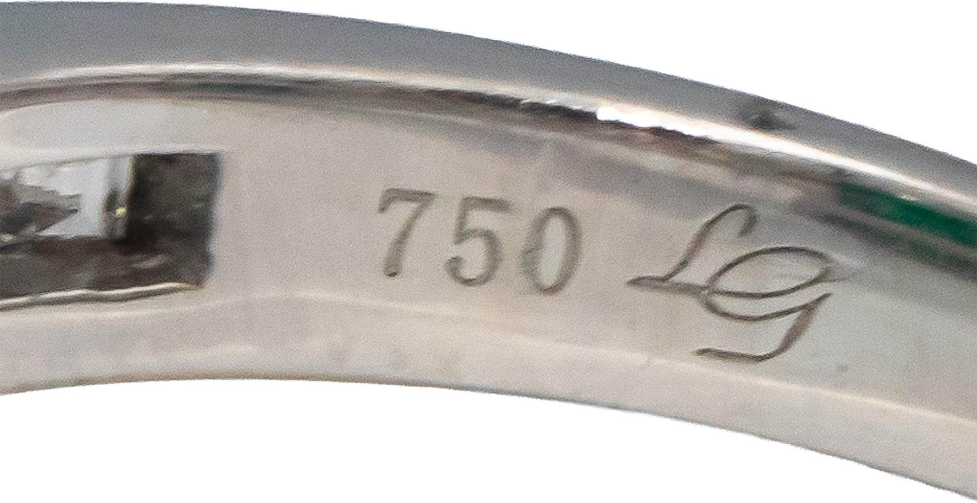 GIA Certified 18k White Gold Zambia Emerald Diamond Cocktail Ring 2.69 Size 5.5