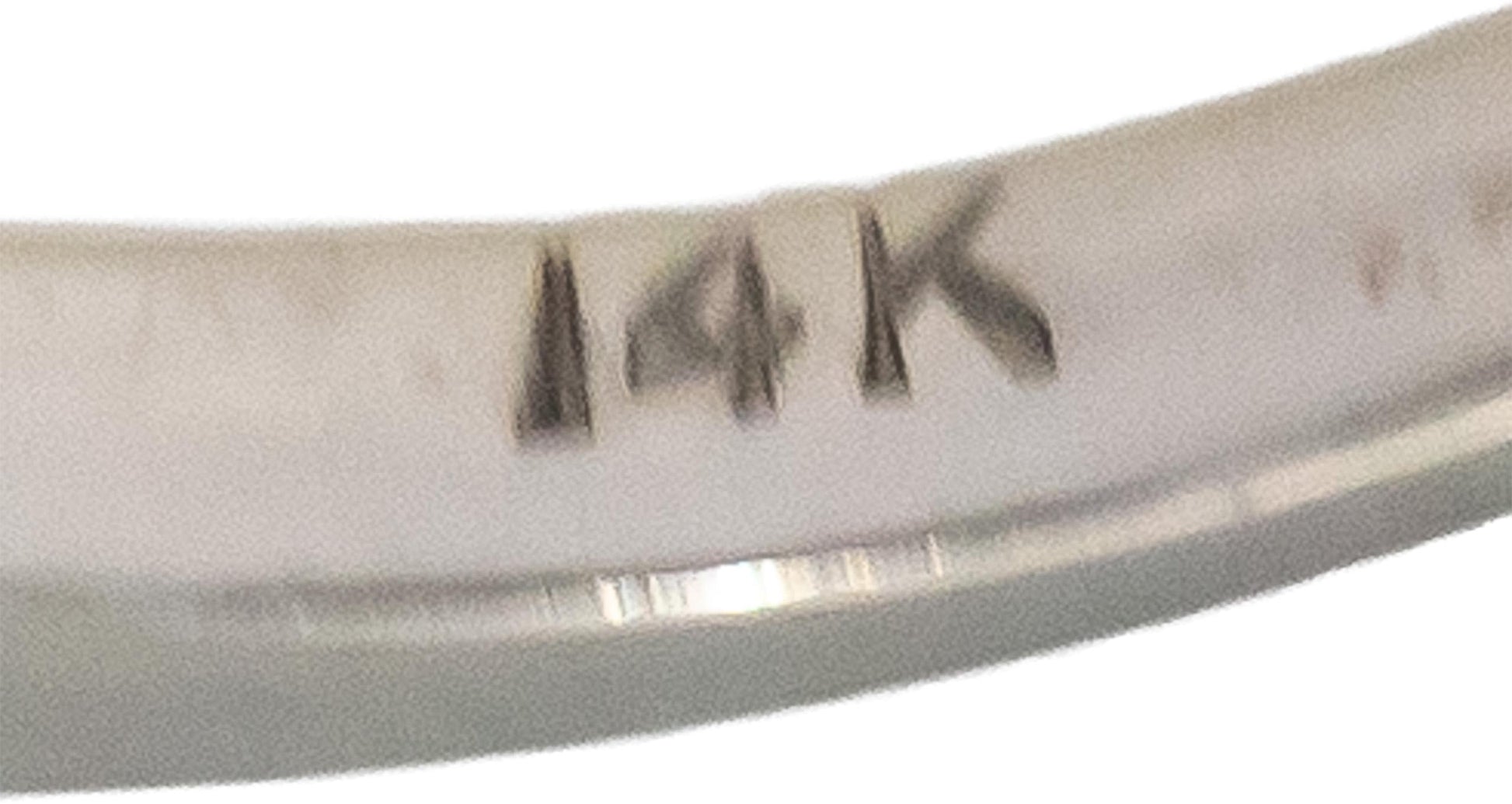 Vintage Antique 14k White Gold Diamond Engagement Ring 0.80CT w/ 0.50CT Center