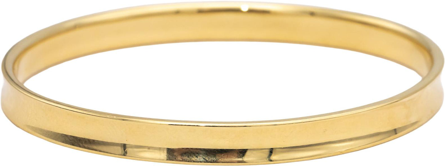 TIFFANY & CO. 18k Yellow Gold 1837 Narrow Bangle Bracelet