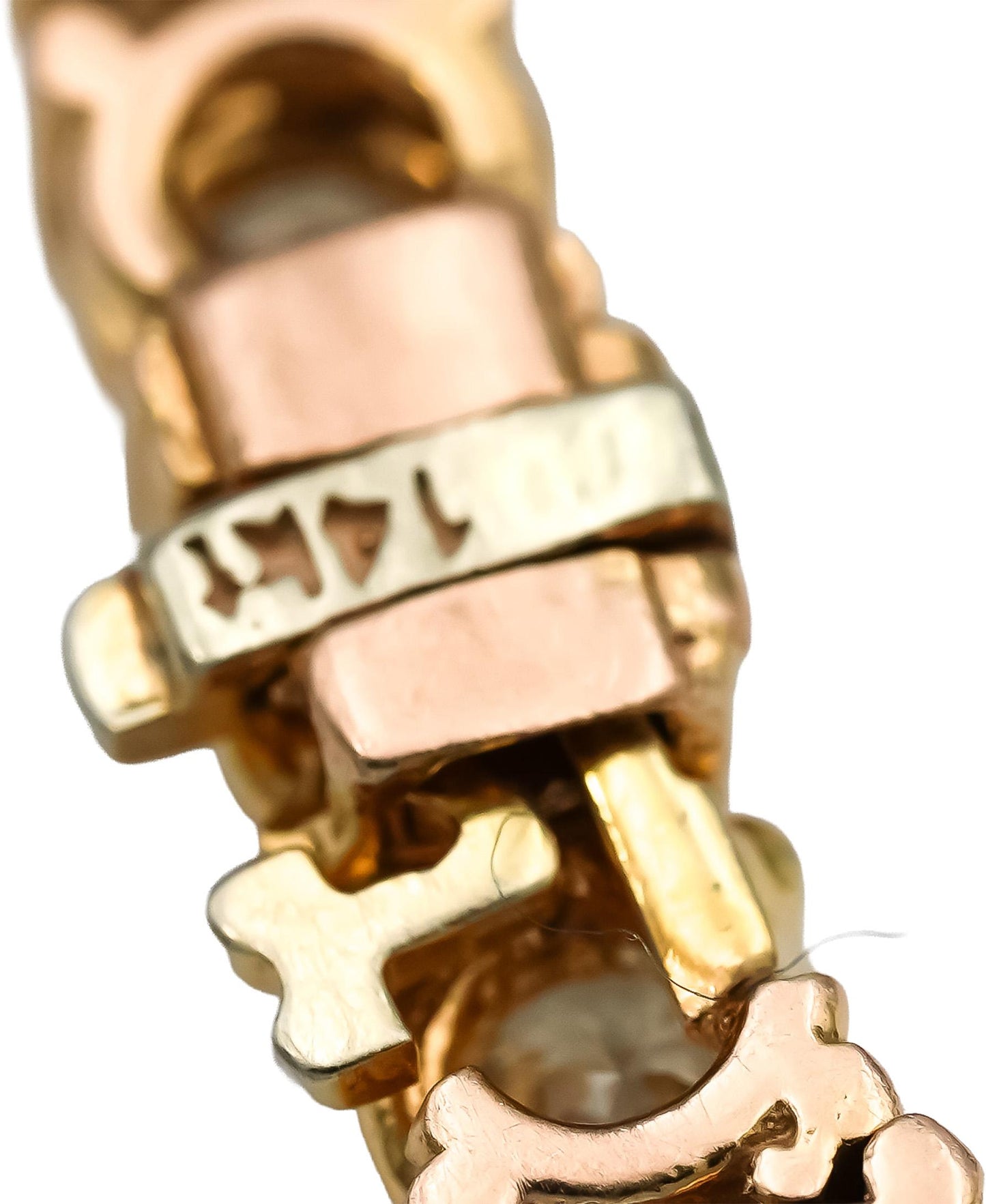 14k Rose Gold VS Round Diamond Tennis Necklace 51.13CT