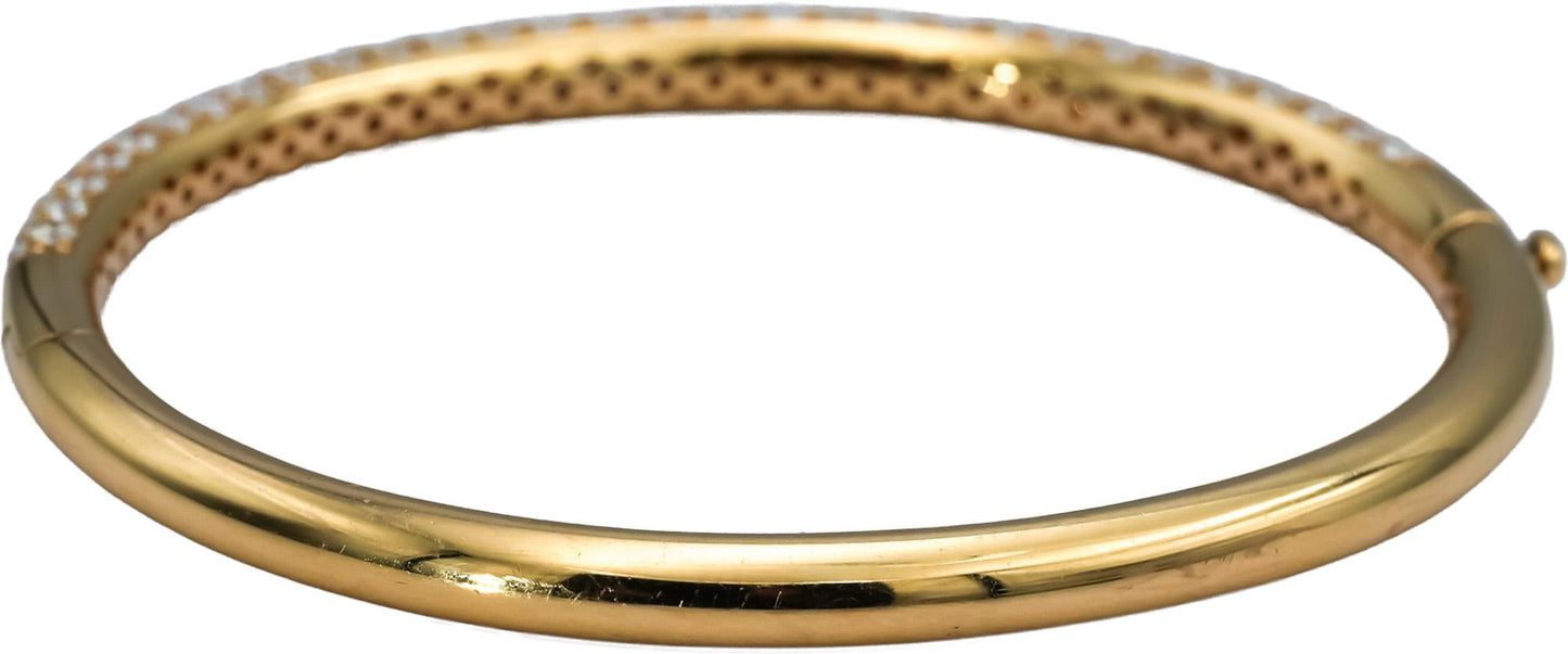 ROBERTO COIN 18k Gold VS Diamond Fantasia Bangle Bracelet 4.85CT 20,000 Retail