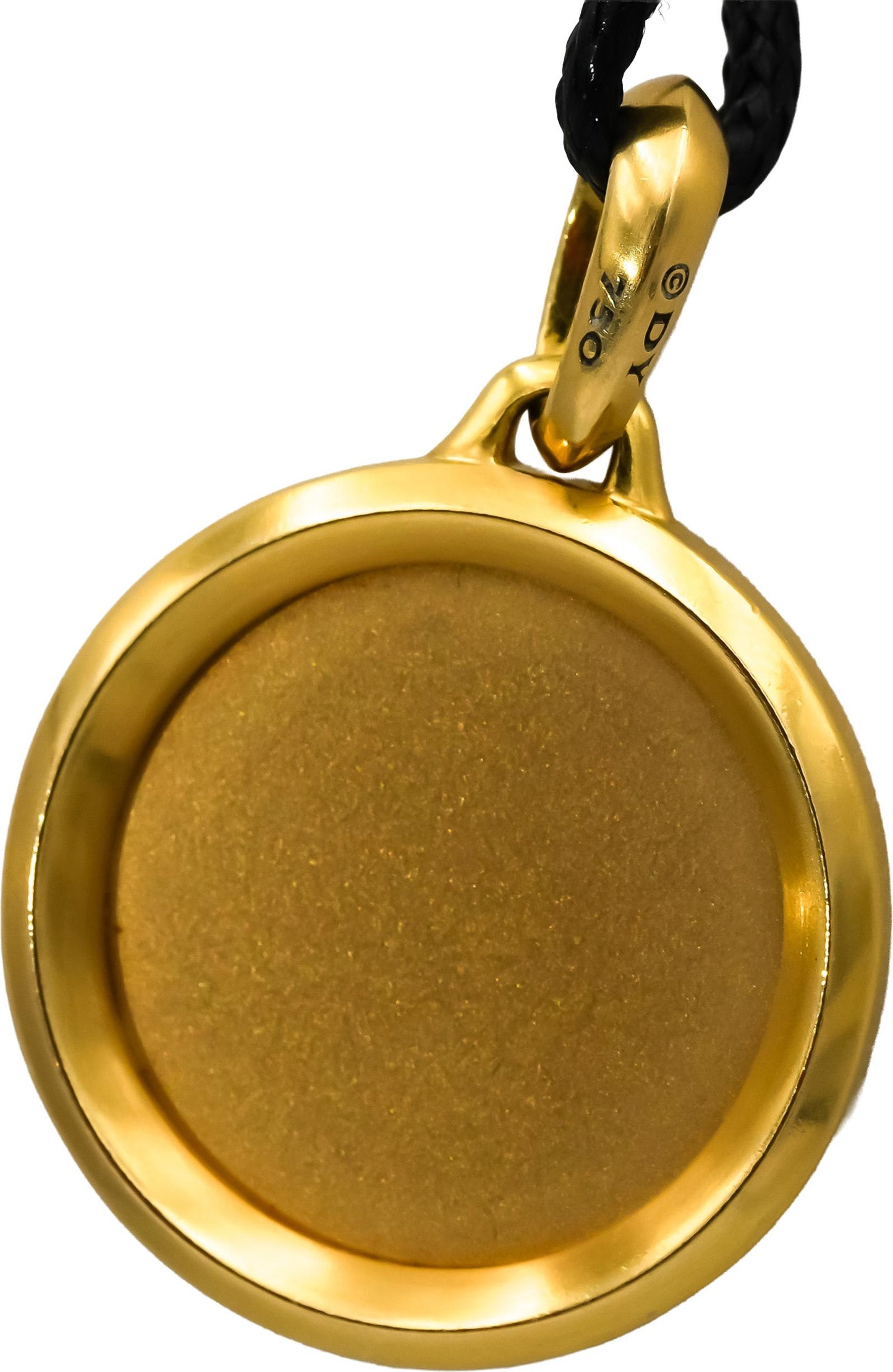 DAVID YURMAN 18k Yellow Gold St. Christopher Amulet Pendant Necklace 4650 Retail