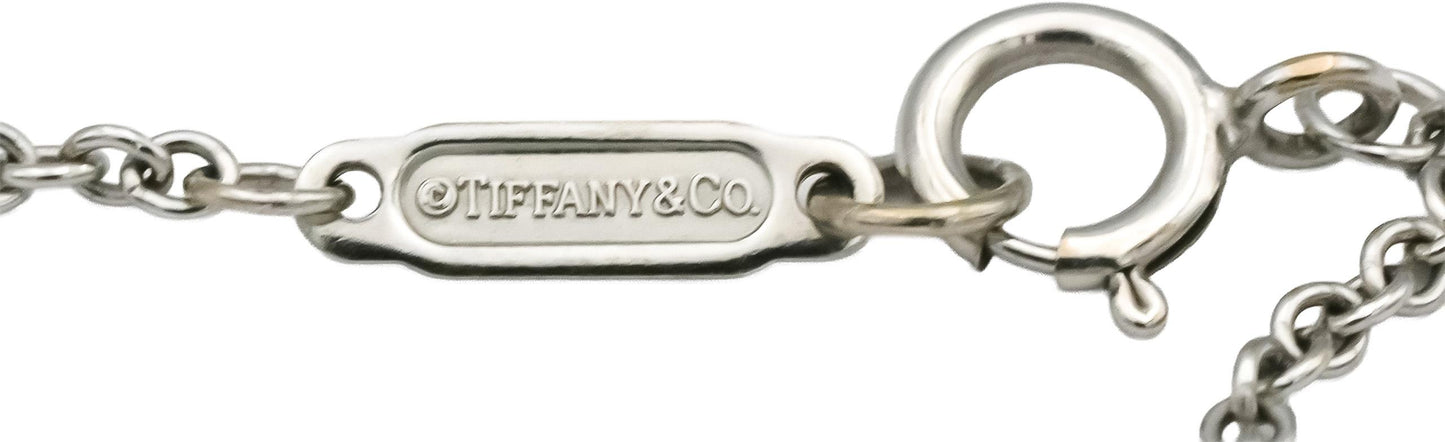 TIFFANY & CO. 18k White Gold Diamond Atlas ID Bracelet