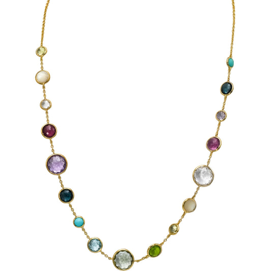 IPPOLITA 18k Yellow Gold Lollipop Lollitini Multi-Gemstone Necklace