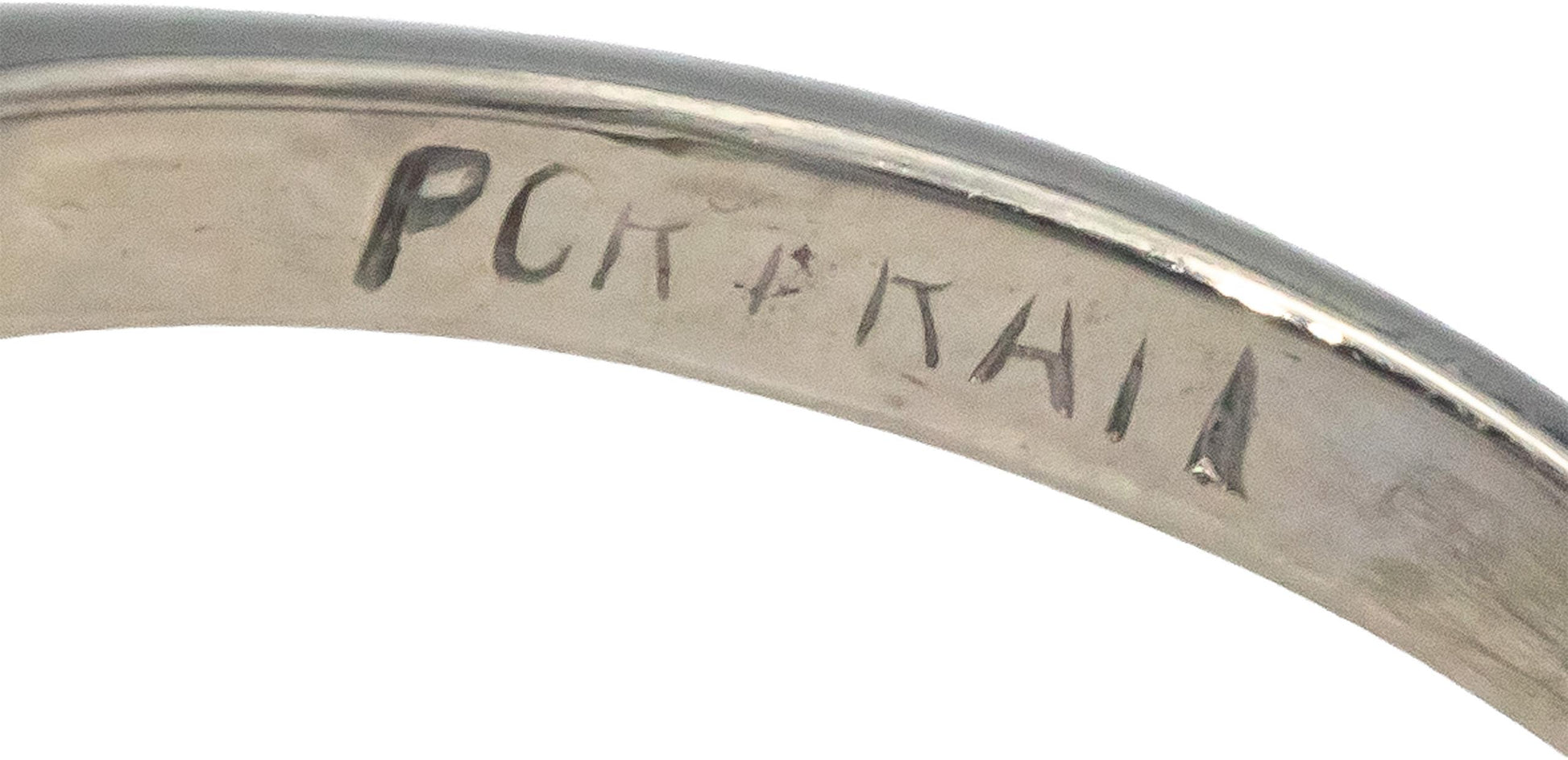 Vintage Antique 14k White Gold 0.63CT Diamond Ring w/ 0.23CT Center Size 8.25