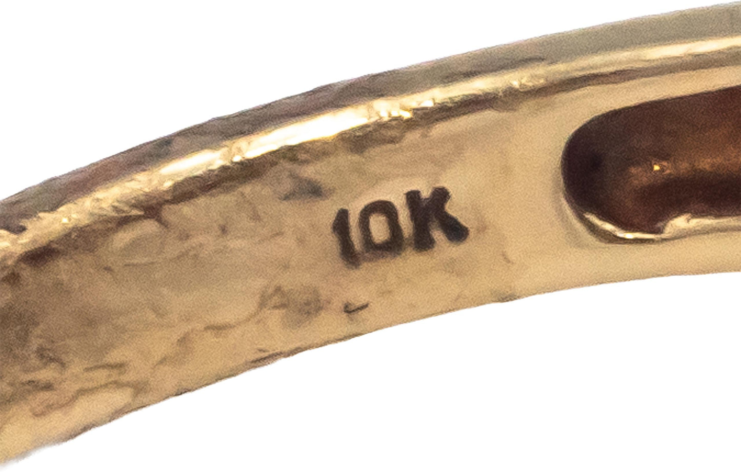 10k Yellow Gold Jewelry 1.0CT Diamond and Sapphire Cocktail Ring Size 7