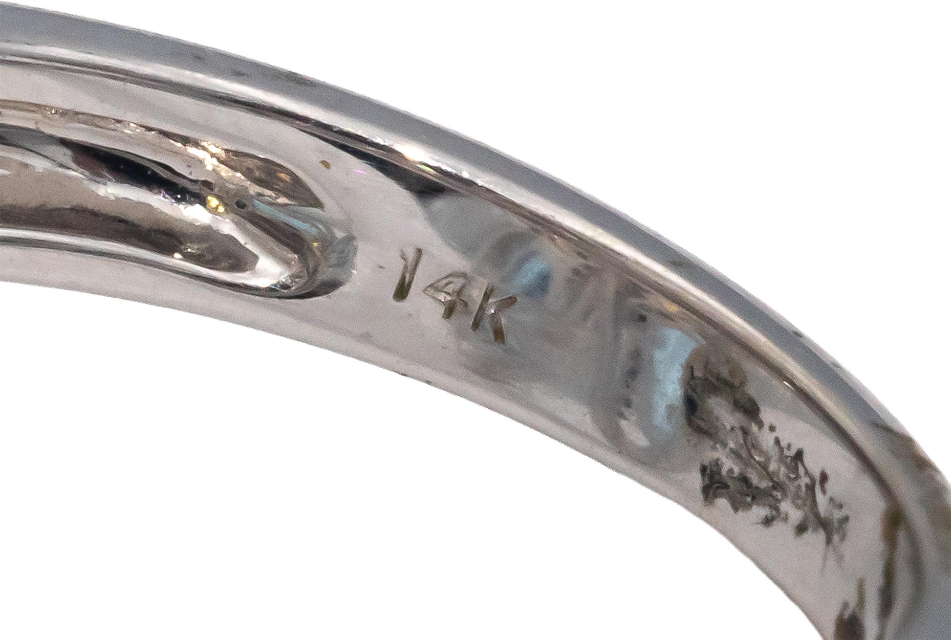 14k White Gold Diamond Assorted Gemstones Butterfly Cocktail Ring 0.75CT Sz 6.5