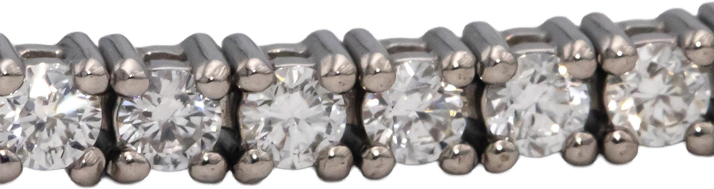 14k White Gold VS Round Diamond Tennis Bracelet 2.10CT