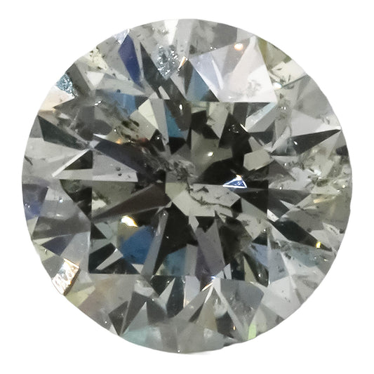 HRD Certified I1/I Round Cut Natural Diamond Loose Stone 3.0CT