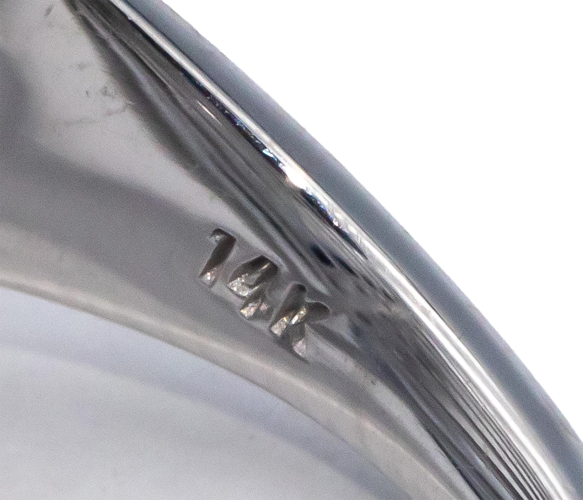 10k White Gold Jewelry 1.0CT Round Cut Diamond Ring Size 7.25