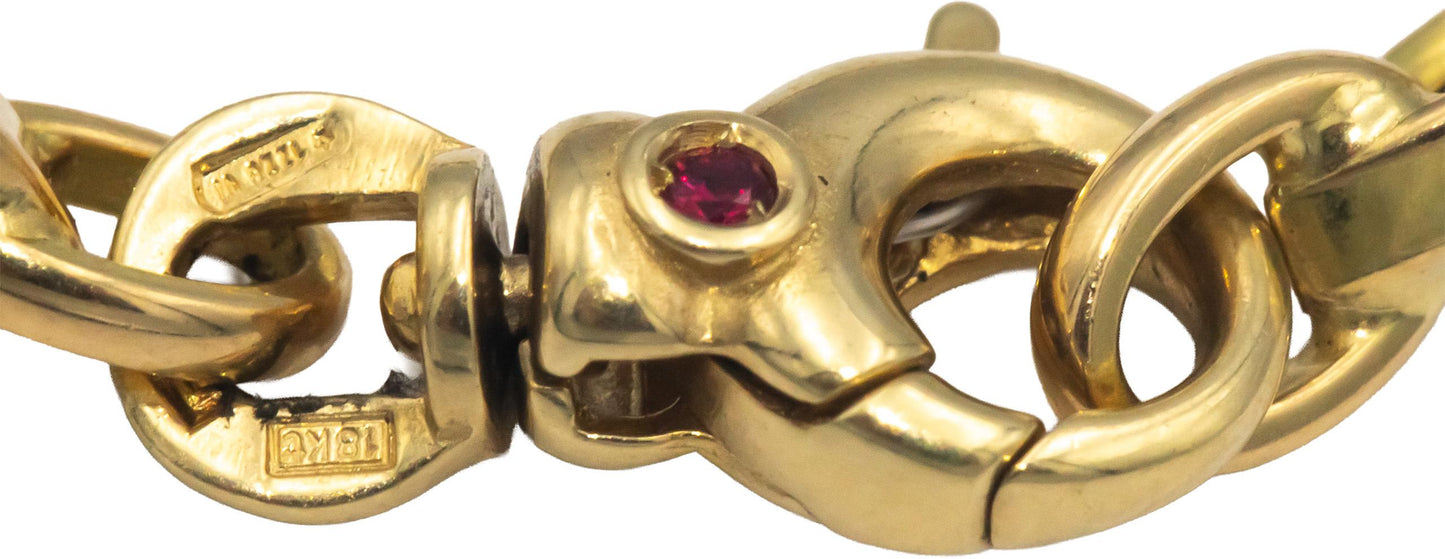 ROBERTO COIN 18k Yellow Gold Jewelry Almond Link Bracelet