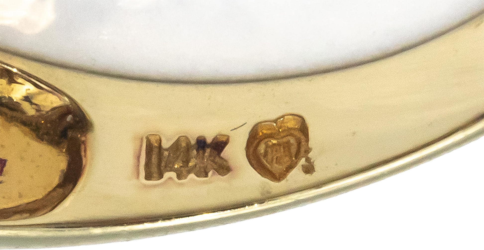 14k Yellow Gold Jewelry 1.50CT Diamond and Sapphire Band Ring Size 8