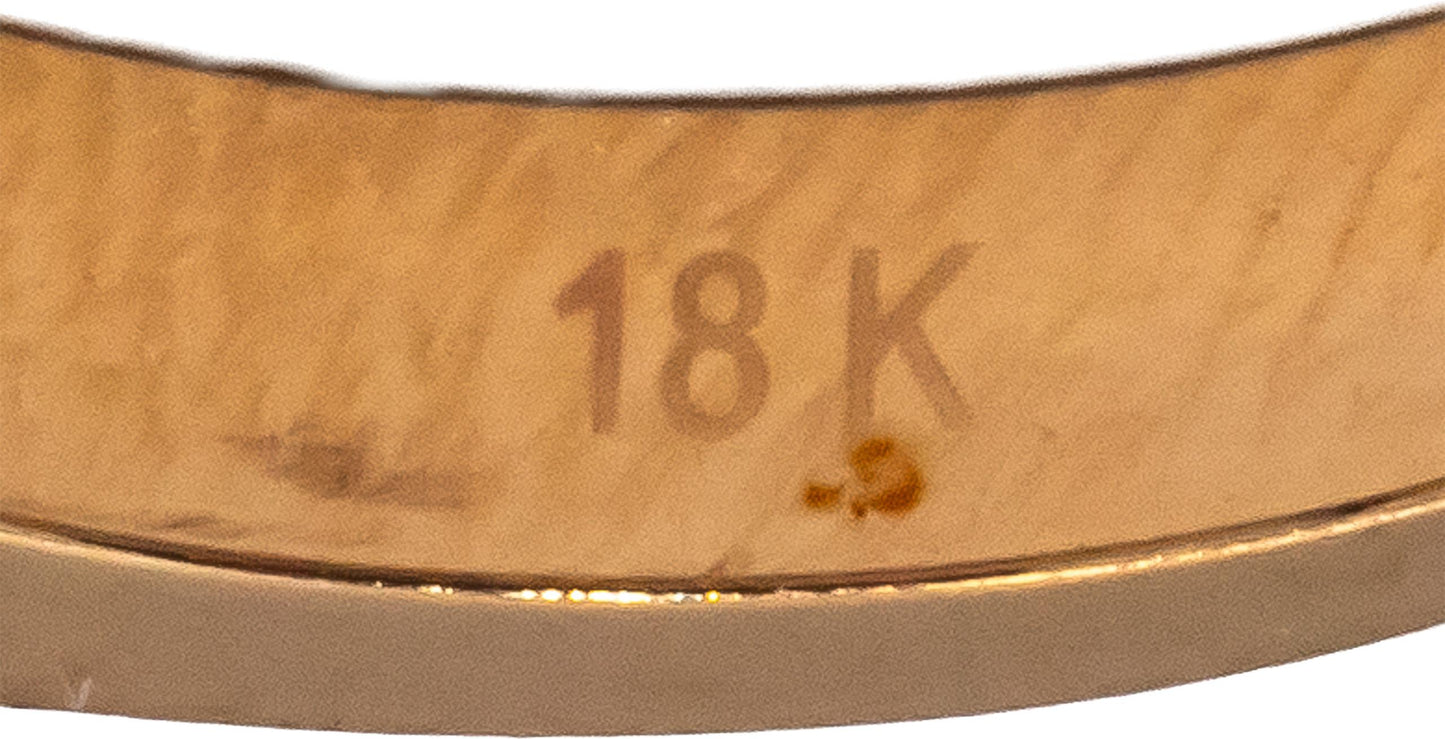 18k Rose Gold VS Round Diamond Half Eternity Band Ring 1.05CT Size 6.25