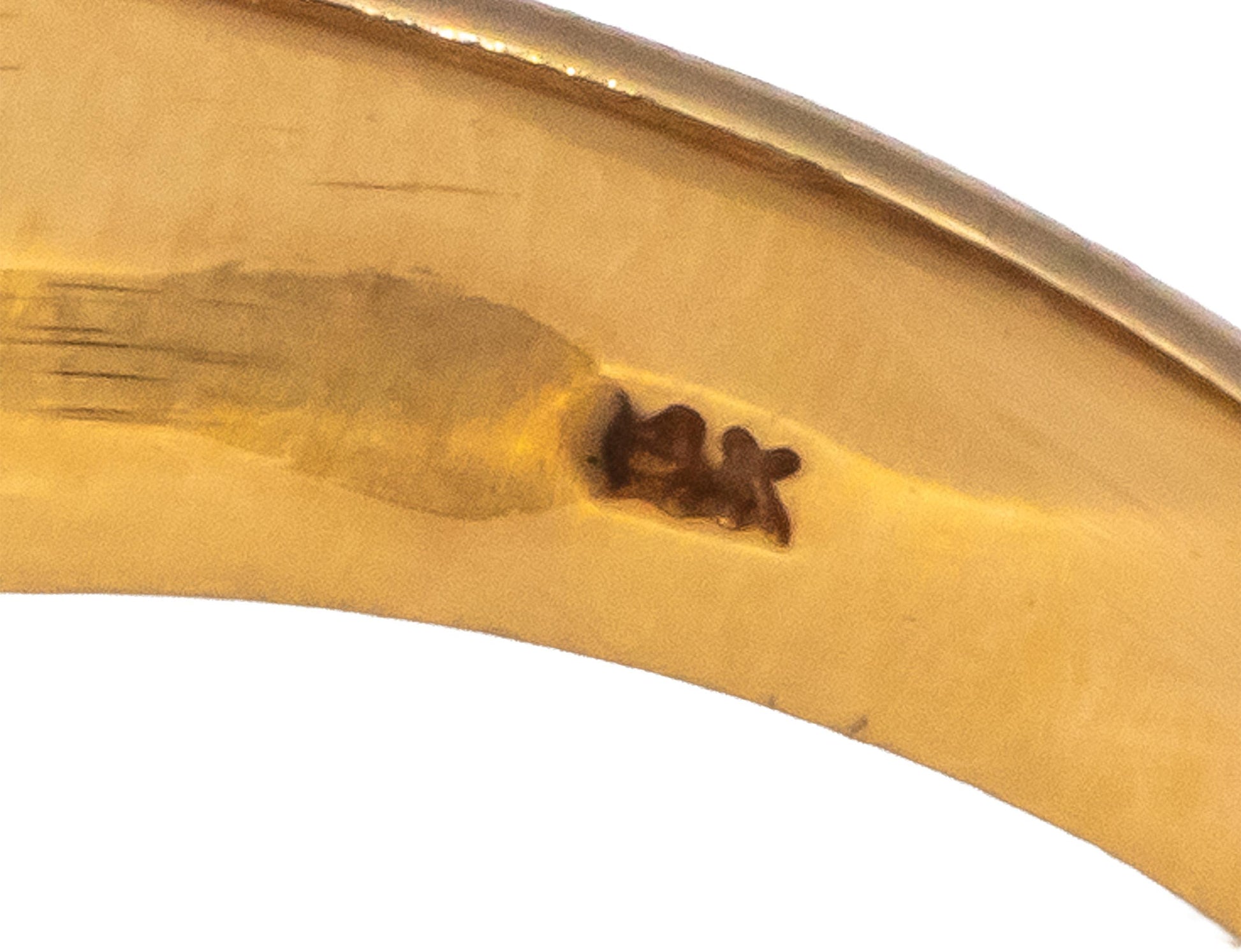 14k Yellow Gold Round Channel Set Diamond Band Ring 0.75CT Size 6