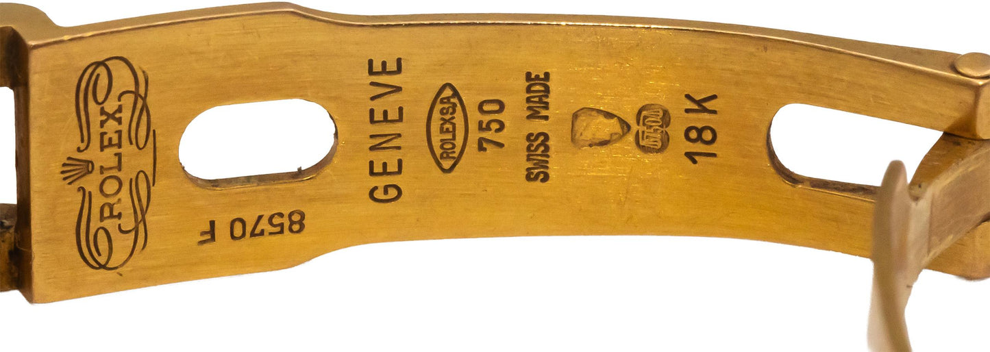 ROLEX 18k Yellow Gold 69178 Datejust Diamond & MoP Dial Automatic Watch 2.50CT