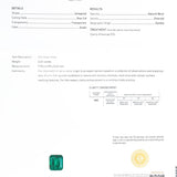 GIA Certified 18k White Gold Zambia Emerald Diamond Cocktail Ring 2.69 Size 5.5