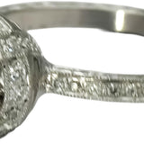 Platinum Round Diamond Engagement Ring 2.11CT w/ 1.86CT Center Size 6
