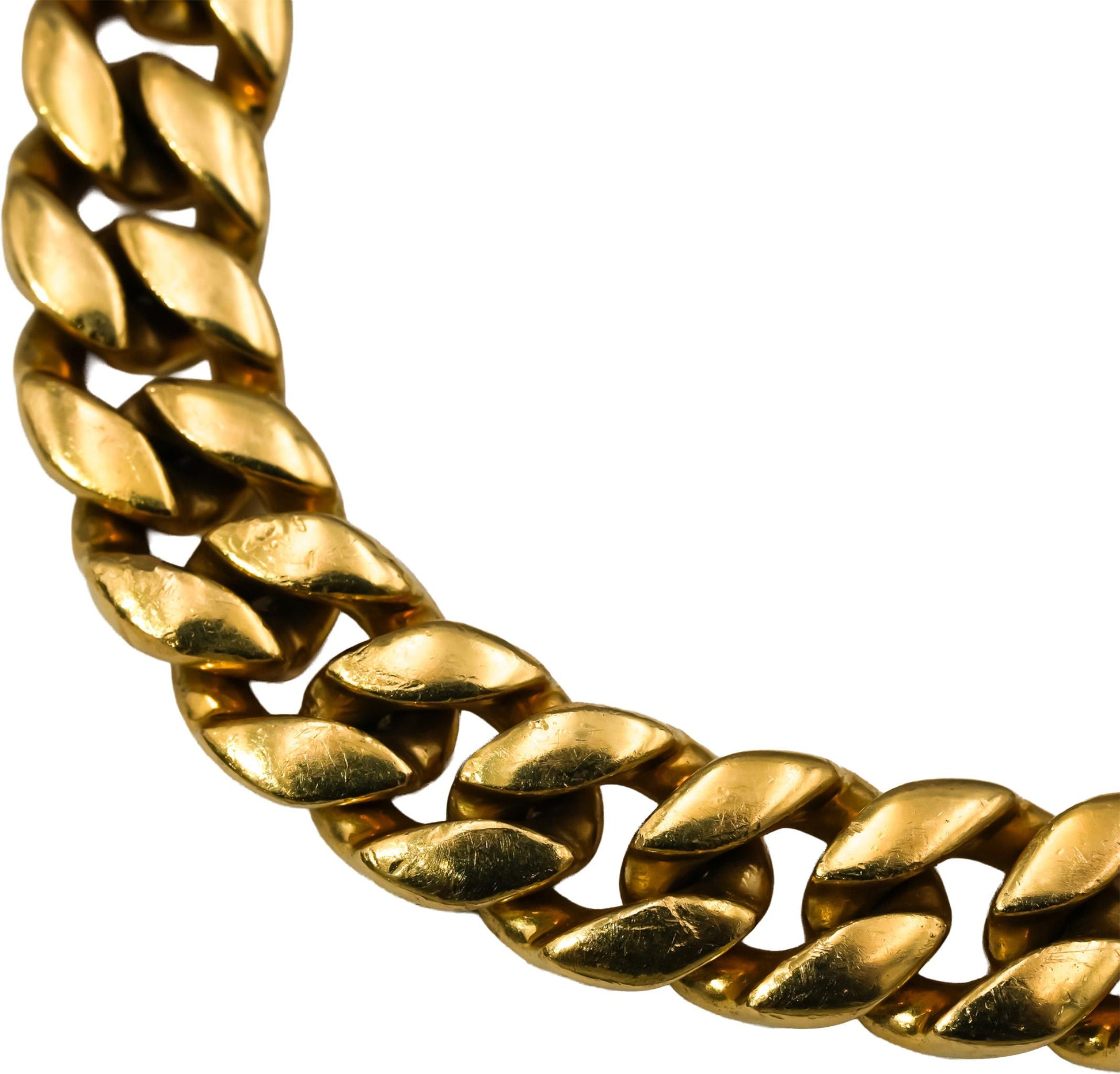 DAVID YURMAN 18k Yellow Gold 8mm Wide Cuban Link Bracelet w/ Box 17,500 Retail