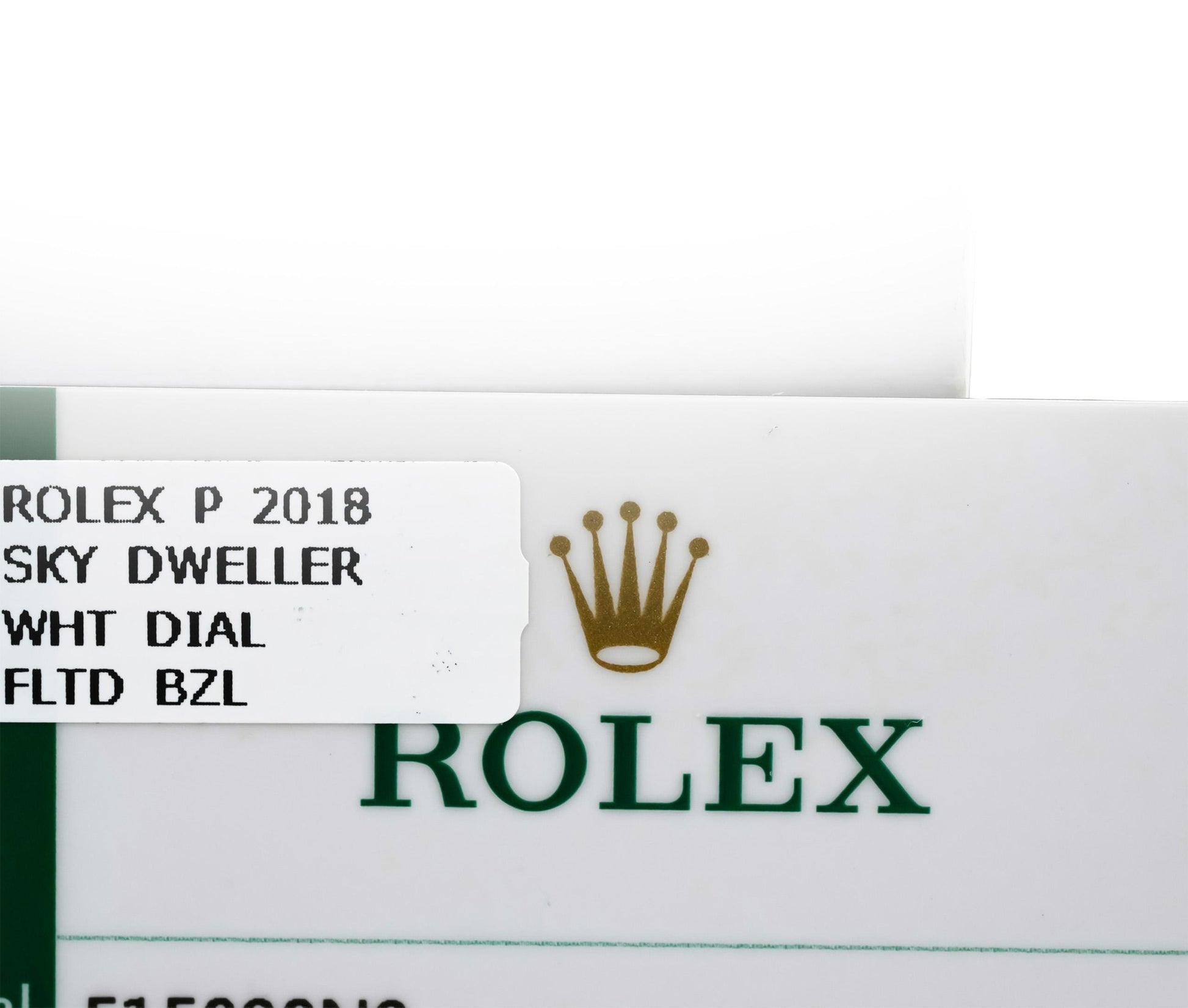 ROLEX 2018 Sky-Dweller Stainless Steel Automatic Watch w/ Card Ref 326934