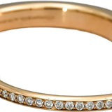 TIFFANY & CO. 18k Rose Gold VS Diamond Lock Bangle Bracelet 4.64CT $45k Retail