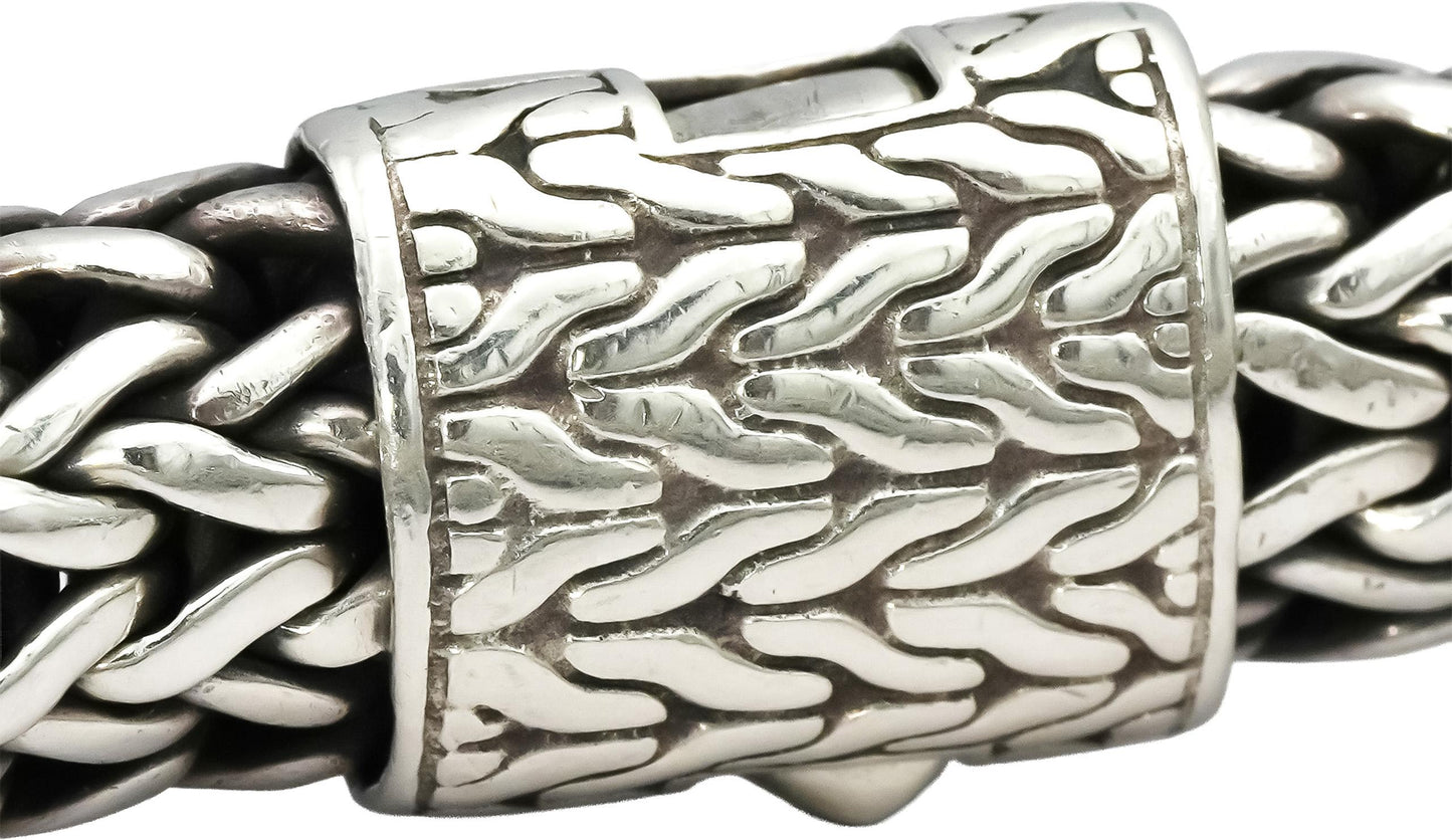 JOHN HARDY Sterling Silver 10.0mm Wide Mesh Bracelet 1395.00 Retail