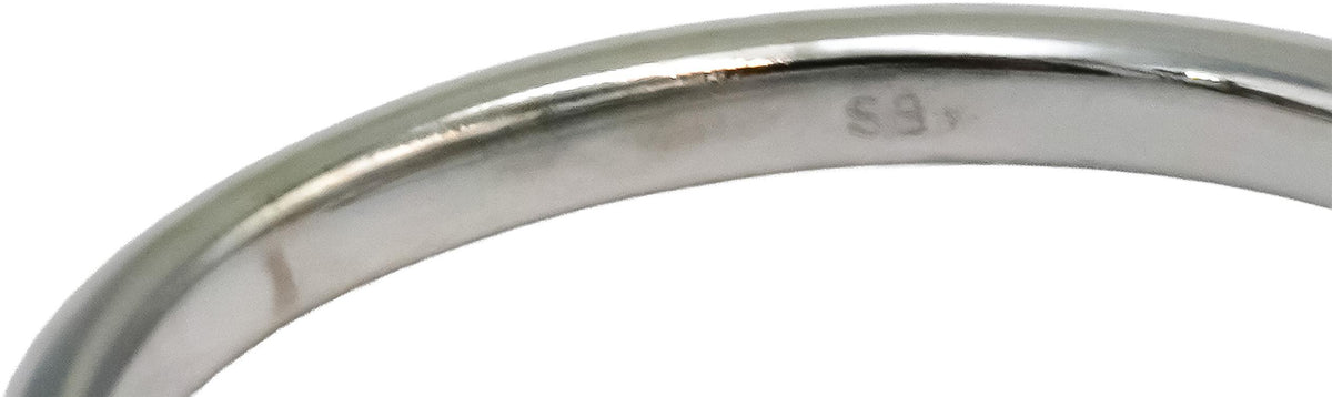 14k White Gold Multi-Color Diamond Bow Ribbon Ring 0.35CT Size 6