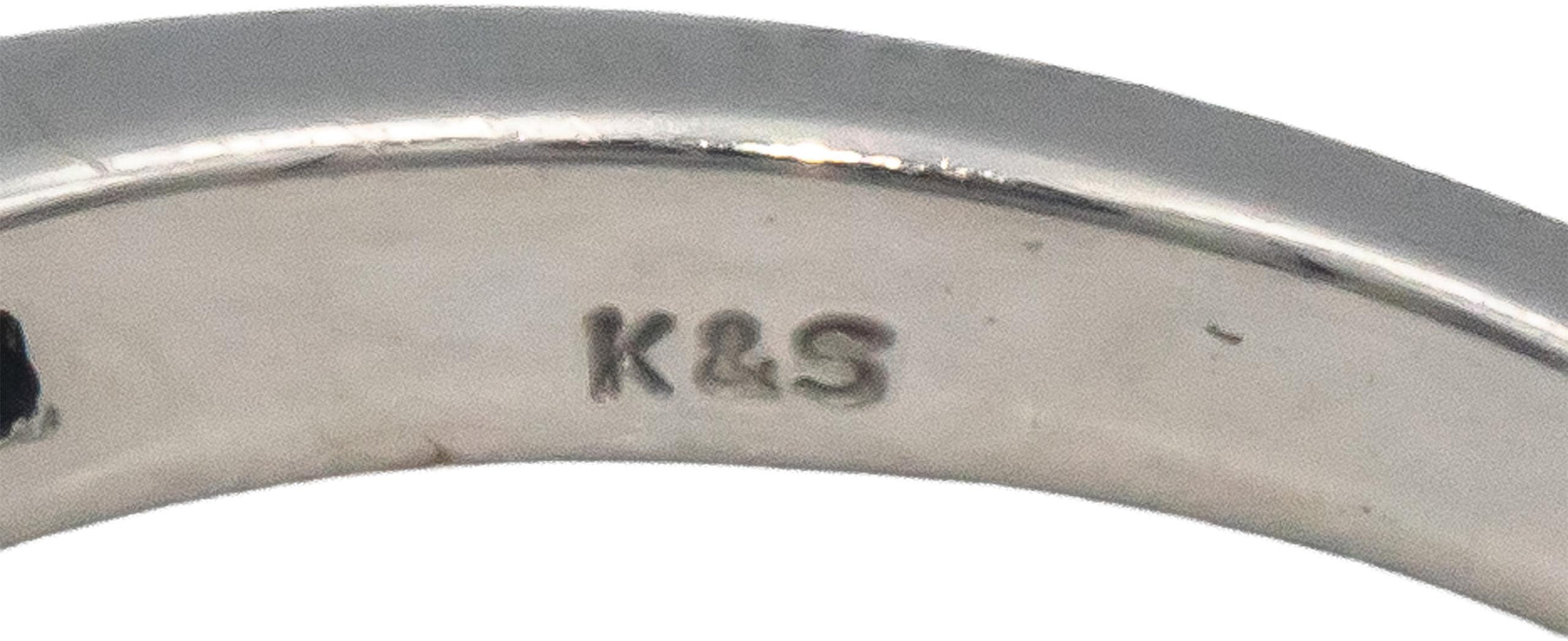 14k White Gold Jewelry 0.45CT Princess Cut Band Ring Size 7