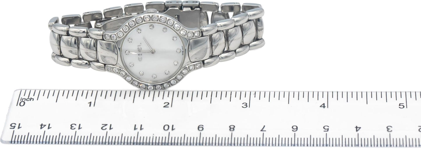 EBEL Beluga 915748-20 Stainless Steel 0.55CT Diamond & MOP Dial Quartz Watch