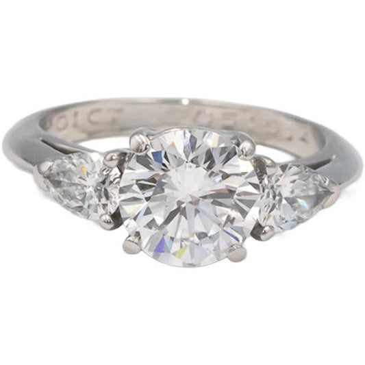 TIFFANY & CO. Platinum 2.67CT Diamond Engagement Ring w/ 2.01CT Center $115k